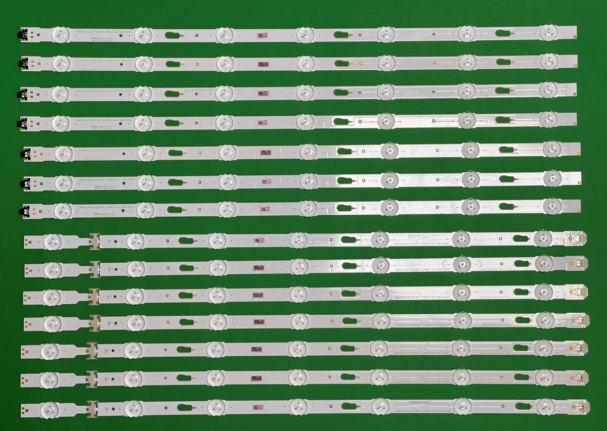 Led backlight strip for tv  SAMSUNG 58" set  14pcs , 7pcs X V7DU-580DCA-R0 , LM41-00516A , BN96-43942A & 7pcs X V7DU-580DCB-R0 , LM41-00517A , BN96-43943A