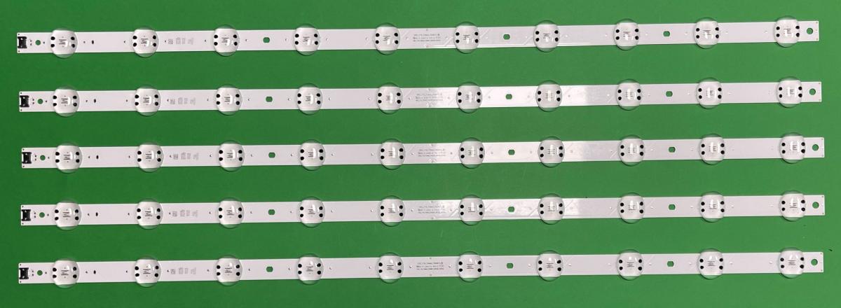 Led backlight strip for tv LG 70" set  5pcs X  SSC_Trident_60UK62 , 10LED , 670MM , 3V ,