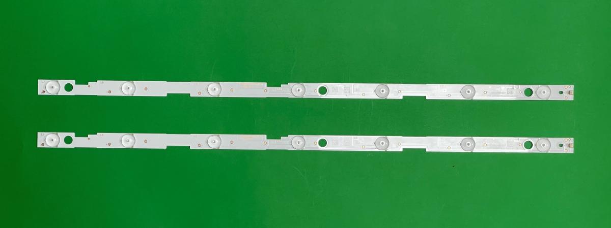 Led backlight strip for tv  SHARP 32" set 2pcs X RF-AJ320E30-0701S-05 A3 , 7LED , 595MM , 3V ,