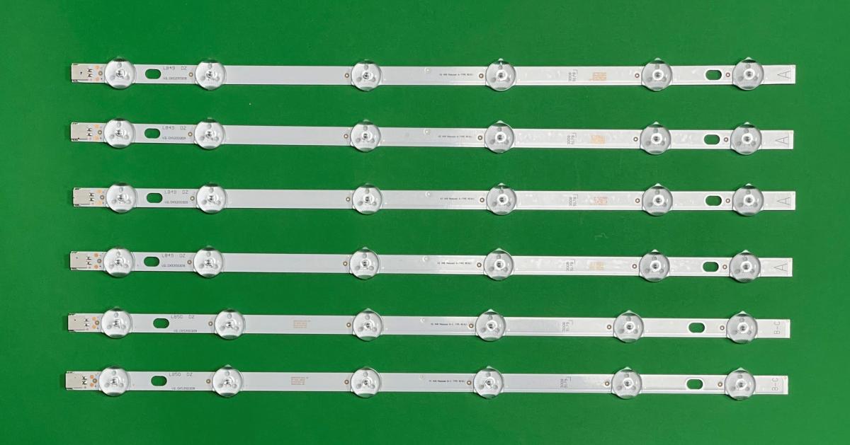 Led backlight strip for tv VESTEL 42" set 6pcs , 4pcs X 42 VNB REDUCED    A TYPE REV0.1 , 6LED & 2pcs X 42 VNB REDUCED    B-C TYPE REV0.1 , 6LED , VESTEL PART NUMBER : 30085178 & 30085179