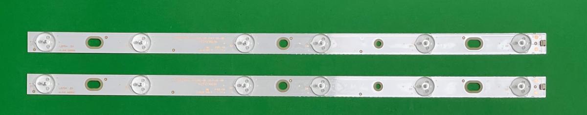 Led backlight strip for tv TCL 23" set 2pcs X OD236D06-ZC21AG-08 2017-02-08 6S1P / 303TT036039 , 6LED ,