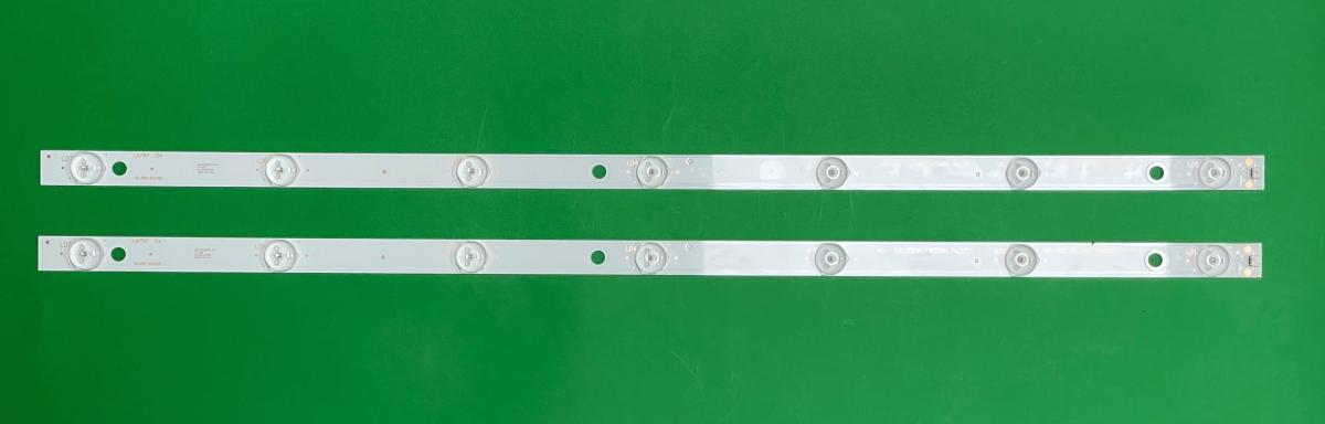 Led backlight strip for tv TCL 32" set 2pcs X MG-32D3003V7C1B58817M-APD / MG-32D300601W58817M27C, 7LED , 3V , 588MM ,