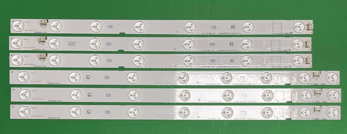 Led backlight strip for tv FUNAI 46" set 6pcs , 3pcs X LG Innotek 46" NDF REV 0.0 L , 8LED & 3pcs LG Innotek 46" NDF REV 0.0 R , 7LED