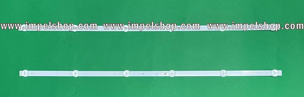 Led backlight strip for tv TCL 32" set  2pcs X SJ.CX.D3200601-3030ES-M , HL-00320A30-0601S-03 A1 , CX32D06-ZC22AG-05 , MS-L3061 , JL.D32061330-006AS-M , JL.D32061330-006GS-M-V01  , 43MK-C32001-35V2 32F1 2X6 6S1P 6LED CX32D06-ZC22AG-05E , 6LED , 6V , 572MM ,  CONNECTOR : 2PIN
