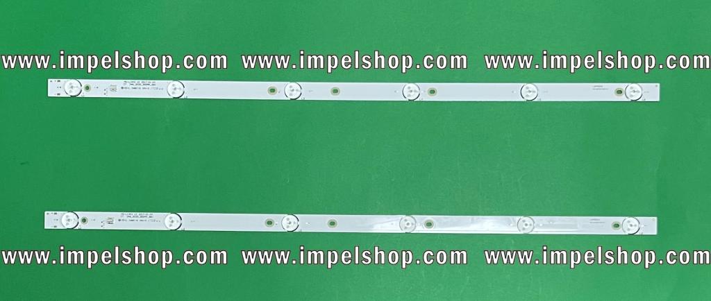 Led backlight strip for tv ARIELLI 32" set 2pcs X MS-L1343 V2 , MS-L2430 , MS-L2202 V2 , RF-BU320E30-0601S-02 A2 , JL.D32061330-081AS-M , JL.D32061330-315DS-M_V01 ,  MS-L1074 2*6_3030_300MA_36V , 6LED , 577MM , 3V ,