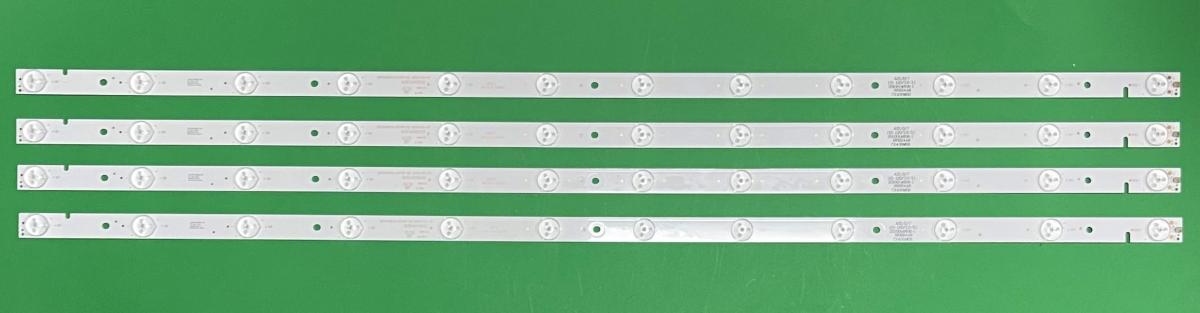 Led backlight strip for tv SKYMASTER 43" set 4pcs X ZDCX43D12-ZC14F-02 303CX430032 A21 HL-00430A28-1201S-01 , 12LED , 826MM , 3V ,