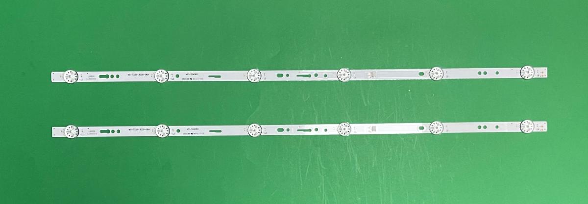 Led backlight strip for tv NEO 32" set 2pcs X MS-T320-3030-08A   MC-32A06X , 6LED , 3V , 576MM
