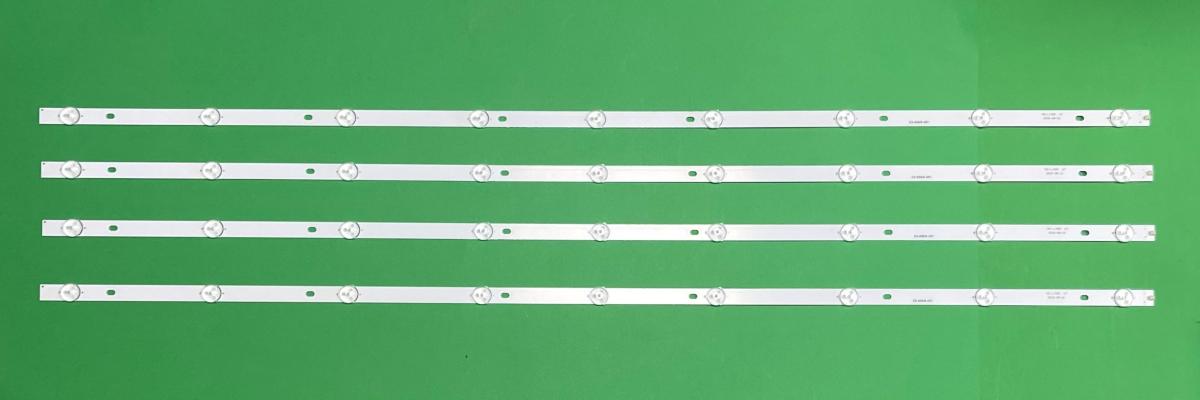 Led backlight strip for tv TCL / SKYMASTER / CENTEK set 50" 4pcs X CX500DLEDEM HL-00500A30-0901S-04 MS-L1255 V7 MS-L3814 V2 JL.D50091330-006ES-M , 9LED , 6V , 958MM ,