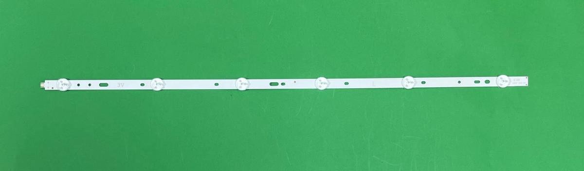 Led backlight strip for tv universal 6LED , VOLTAGE : 3V , LENGTH : 590MM , WIDTH : 12MM ,