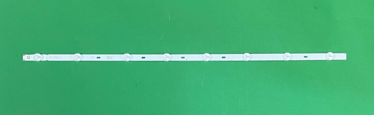 Led backlight strip for tv universal 8LED , VOLTAGE : 3V , LENGTH : 605MM , WIDTH : 12MM ,