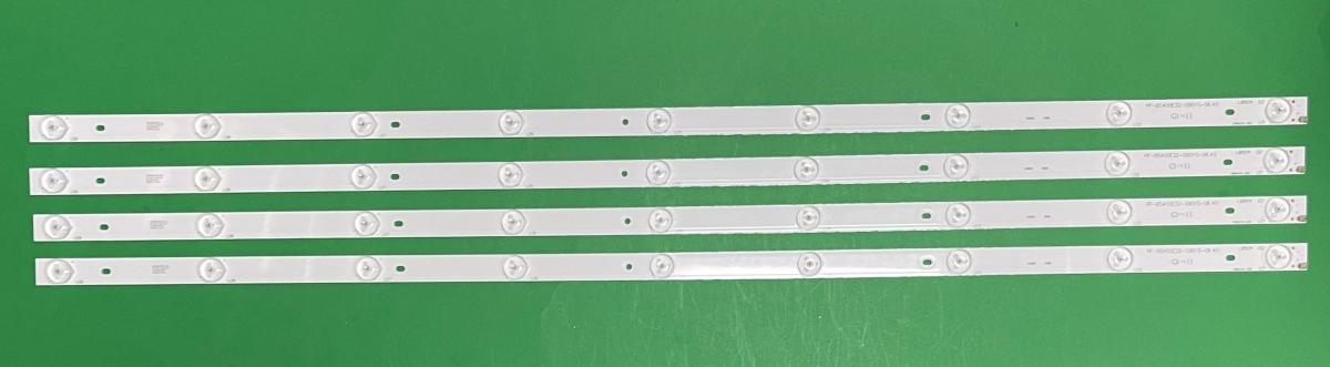 Led backlight strip for tv TCL / THOMSON 40" set 4pcs X RF-BS400E32-0901S-06 , 9LED , 3V ,