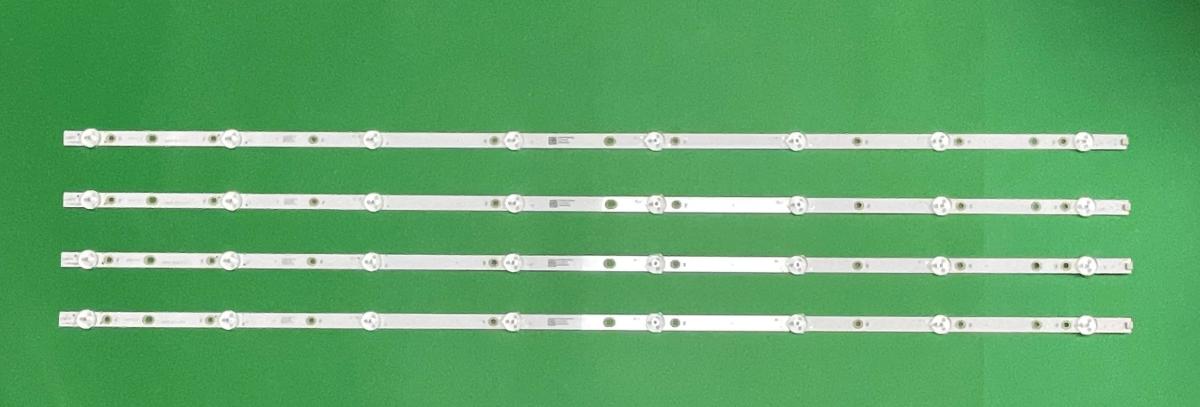 Led backlight strip for tv PHILIPS  43" set   4pcs X LB43104 V0_02 , LBM430M0801-BW-3 ,  847MM