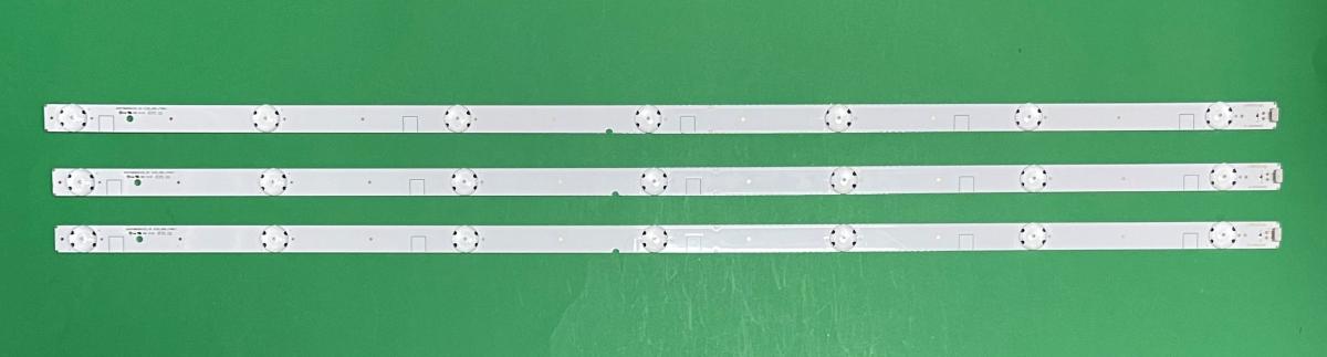 Led backlight strip for tv  SHARP 40" set 3pcs X RUNTKB620WJZZ_40  7LED_R00_170817 , 7LED , 3V , 784MM