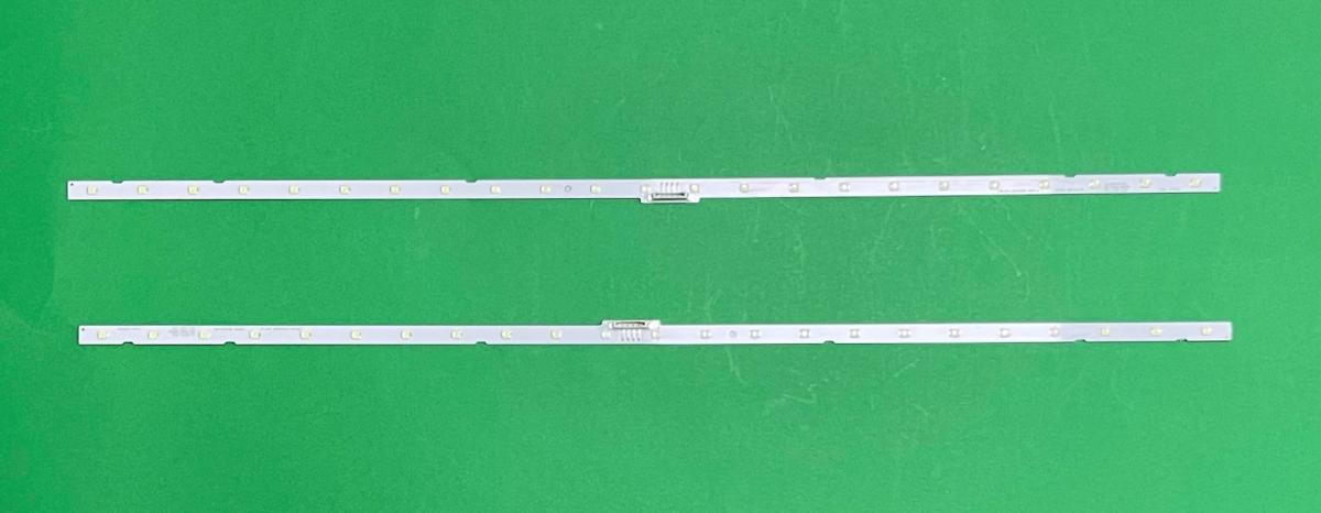 Led backlight strip for tv SAMSUNG 40"   set  2pcs X AOT_40_NU7100F , LM41-00550A , BN96-45955A , 23LED ,  435MM , 6V ,