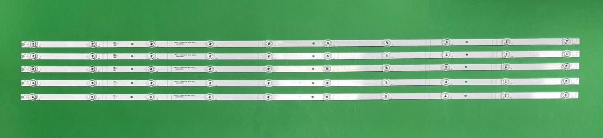 Led backlight strip for tv HISENSE 58" set 5pcs X JL.D580A1330-365AS-M_V02 , 10LED , 1100MM , 3V ,