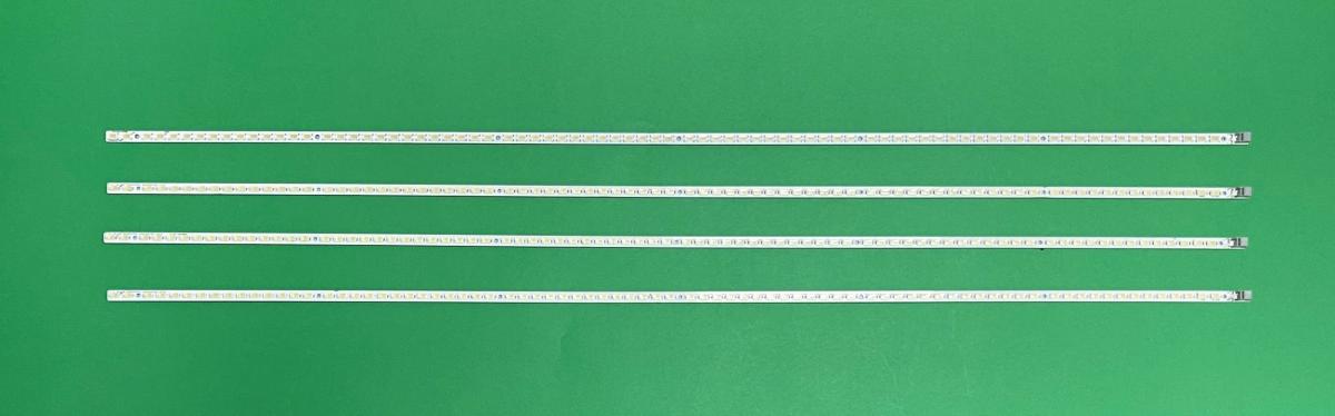 Led backlight strip for tv SAMSUNG 55" set 4pcs X SLED 2010SVS55 / LMB-5500BM12 , LJ64-02386A LJ64-02391A , 80LED , 618MM , BN62-00048A