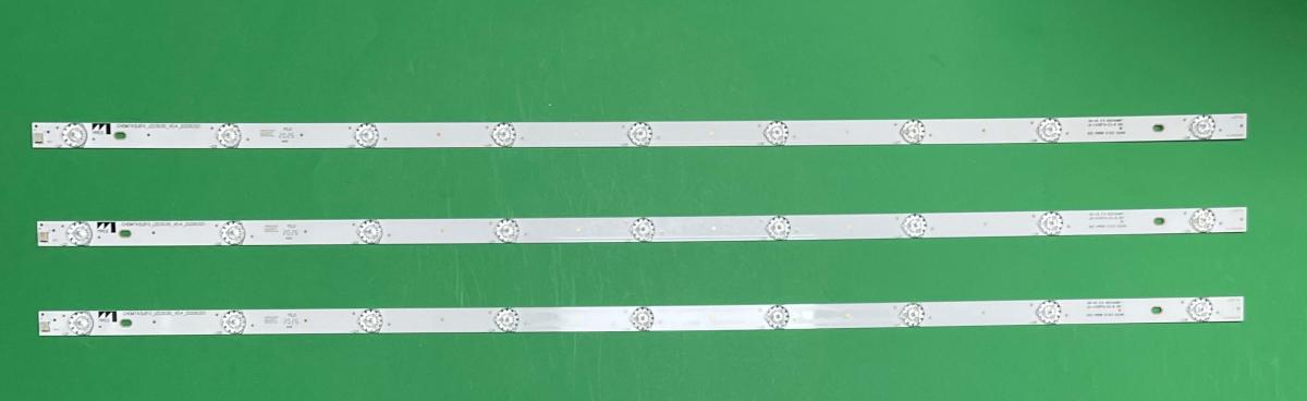 Led backlight strip for tv CHANGHONG 43" set 3pcs X RF-AB430E30-0901S-01 B1 / CRH-Z4330300903678REV1.0 / CHDMT43LB10-LED3030_V0.4