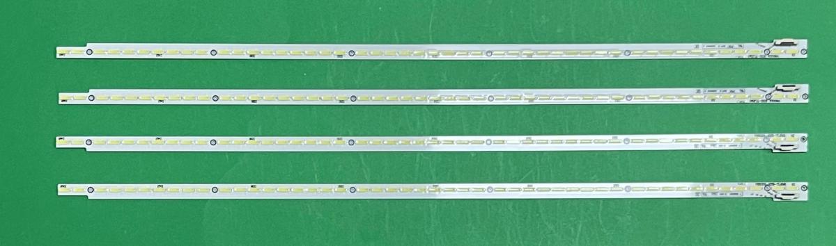 Led backlight strip for tv HISENSE / LG / PHILIPS / PANASONIC 65" set 4pcs , 2pcs X V650D1-KS2-TLEM1 6202B0004P000 , 48LED , 402MM  & 2pcs X V650D1-KS2-TREM1 6202B0004P000 ,  48LED , 402MM , 6V ,