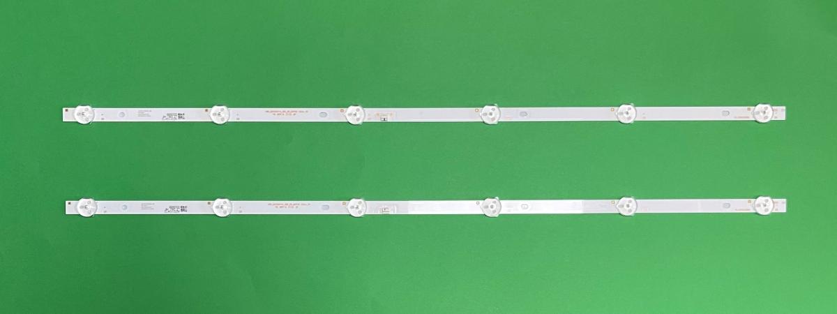Led backlight strip for tv ECON 32" set 2pcs X   HRS_SQY32A114_2X6_2W_MCPCB JL.D32061330-031AS-M_V02 HRS_SQY32_2X6_2W_MCPCB HRS_SQY32A114_2X6_2W_MCPCB JL.D32061330-031CS-M_V01 , 6LED, 3V, 575MM