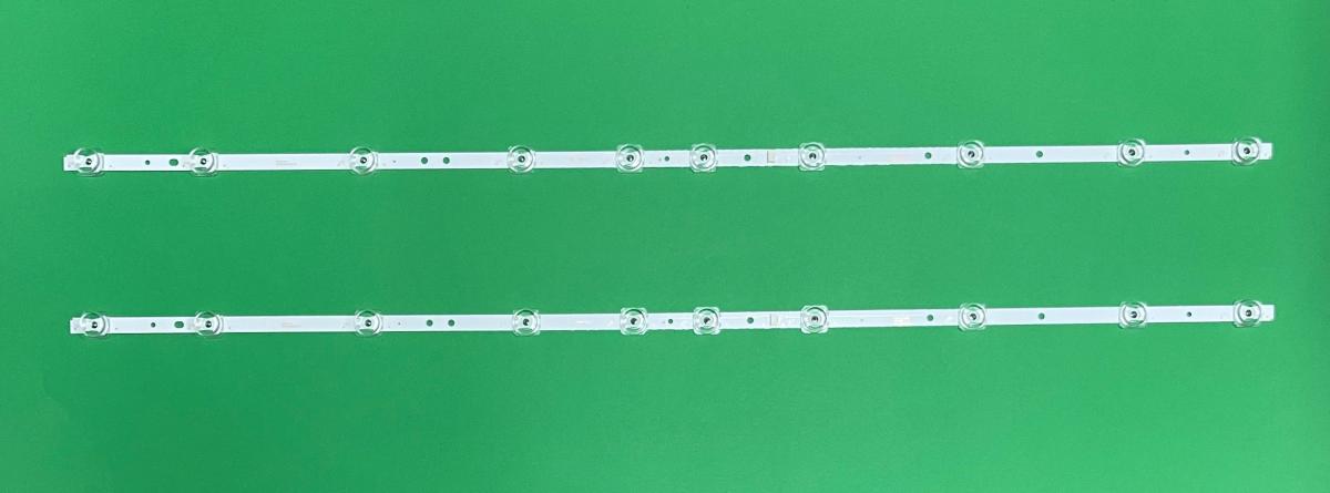 Led backlight strip for tv TCL 40" set 2pcs X 40HR330M10A0 V4 4C-LB4010-HR01J , TCL-GIC-40D6-2X10-3030-10EA-LX20180417 , 10LED , 6V , 745MM