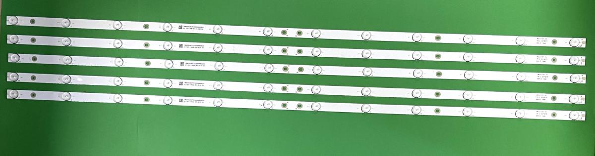 Led backlight strip for tv SUNNY 55" set 5pcs X MS-L1157-V4 , 18MI200J6C70100099800820 , JF-D400-S0 , 12LED , 1073MM