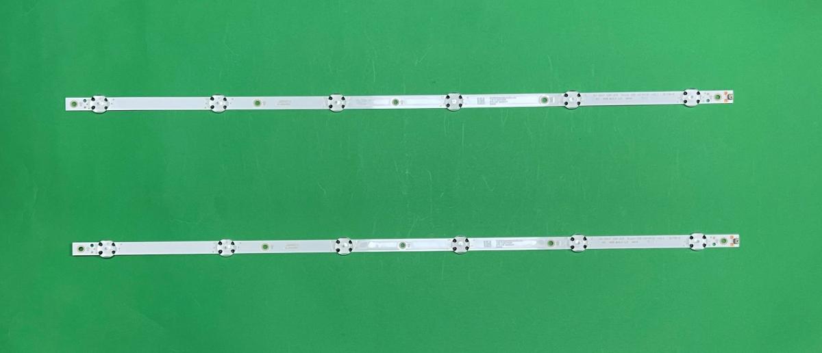 Led backlight strip for tv PHILIPS 32" set   2pcs X GJ-2K17 CSP-315 Pitch 109 (614X12) -V2.1 , GJ-2K17-320-CSP-3535-D206-V1 , 210BZ06D0B33HBC00S , SineOn M08-TP32030-0601N-4088D , 6LED , 3V , 614MM