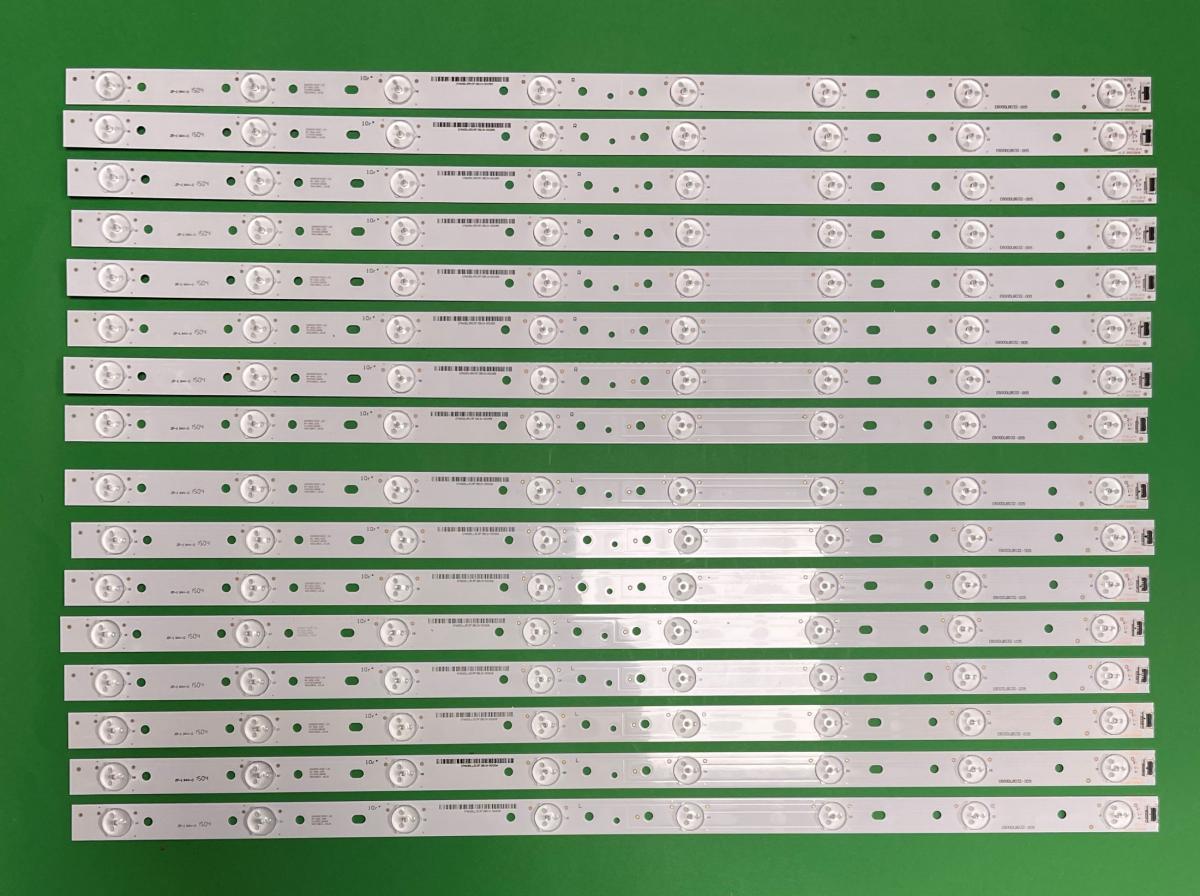 Led backlight strip for tv VIZIO 60" set 16pcs , 8pcs X E600DLB032-005 & 8pcs X E600DLB032-006