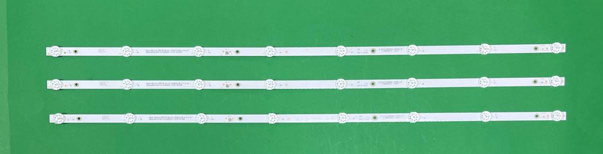 Led backlight strip for tv PIXEL 39" set 3pcs X SJ.CXD3900402-3030CS-M / JL.D39042330-006AS-M_V01 3080539Z10DTZ003 MS-L1795 , 8LED , 3V , 736MM
