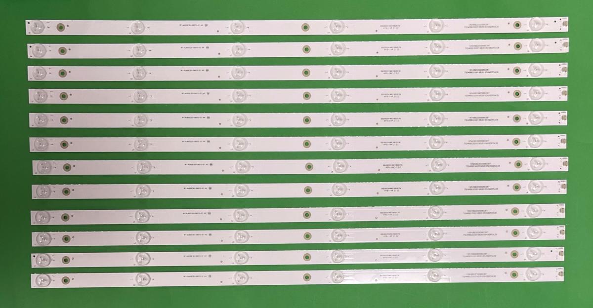 Led backlight strip for tv  SHARP 65" set 12pcs X RF-AJ650E30-0601S-01 A4 , 6LED , 625MM , 3V ,