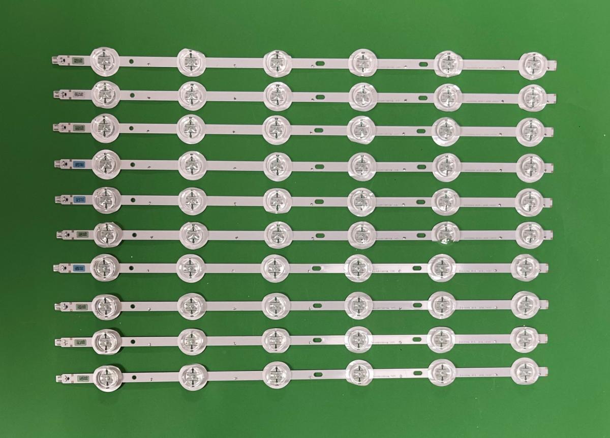 Led backlight strip for tv SAMSUNG 40"  set 10pcs X SVS400A96_REV5.1_6C0B_140424 , 6LED , 3V , 423MM ,