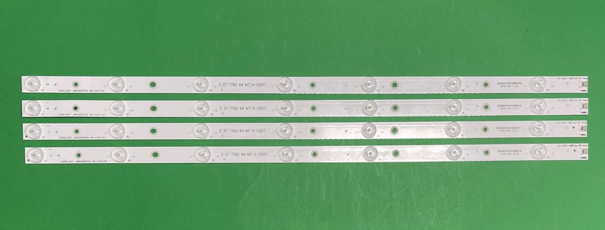Led backlight strip for tv  SHARP 32" ZESTAW 4pcs X LBM320P0701-DK-1 , 7LED , 3V , 590MM ,