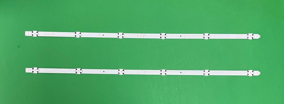 Led backlight strip for tv GRUNDIG 32" set 2pcs X ARCELIK 32" DRT_REV0.2 Arcelik_32_Crystal_2x6_1313FCA_6S1P P110 ZXM65600-AA ZUY65600-AA , 600MM , 3V , 6LED