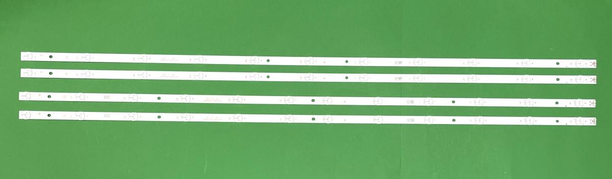 Led backlight strip for tv PANASONIC  55" set 4pcs , 2pcs X JL.D550B1330-078CS-M_V01 , A-TYPE & 2pcs X JL.D550C1330-078CS-M_V01 , B-TYPE , VESTEL PART NUMBER : 30104638 , 30104639 , 23647008 ,