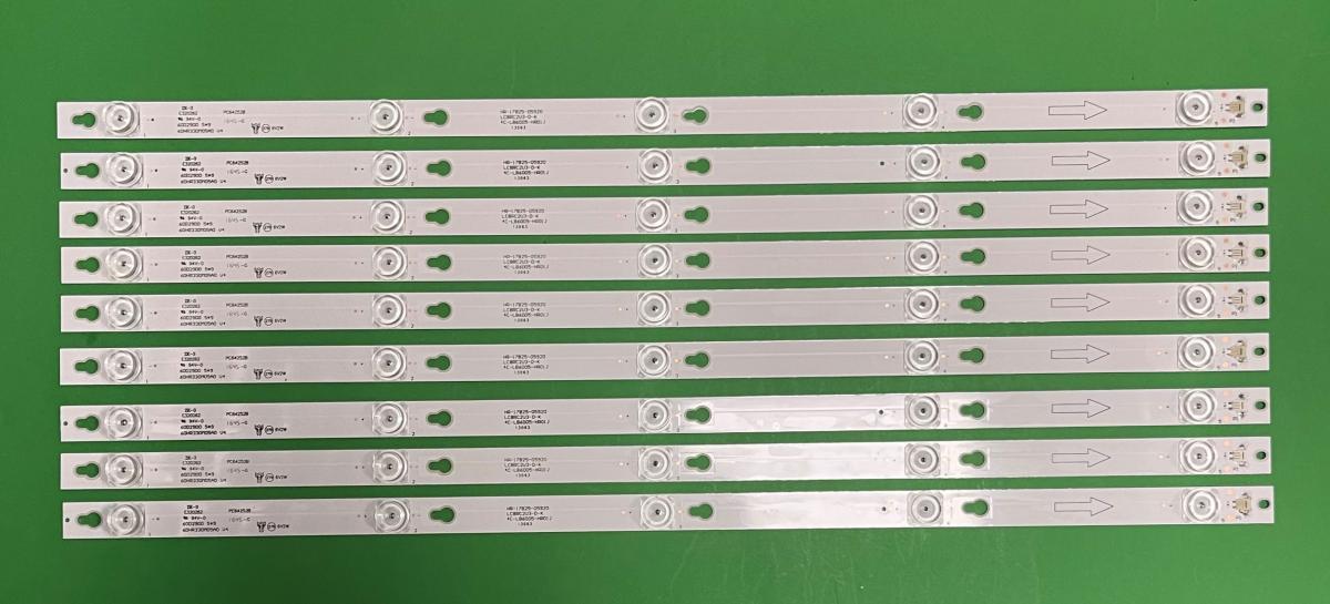 Led backlight strip for tv TCL 60" set 9pcs X 60HR330M05A0 , 4C-LB6005-HR01J , 60D2900 , TOT_60D2900_9X5_3030C ,