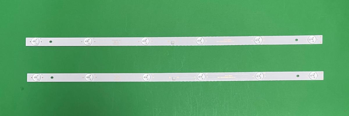 Led backlight strip for tv CHANGHONG 32" set  2pcs X CRH-Z3230300602678Rev1.0 / 32HR331M09A5 V1 /VH32L64A-V01 , DSBJ-WG , M00601064 , 6LED , 3V , 585MM