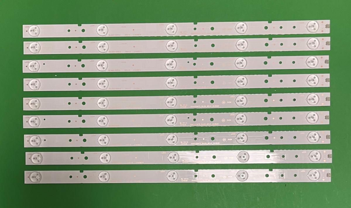 Led backlight strip for tv HISENSE 42" set 9pcs X SVH420A72_5LED_Rev4 , LM41-00107D , LM41-00094A