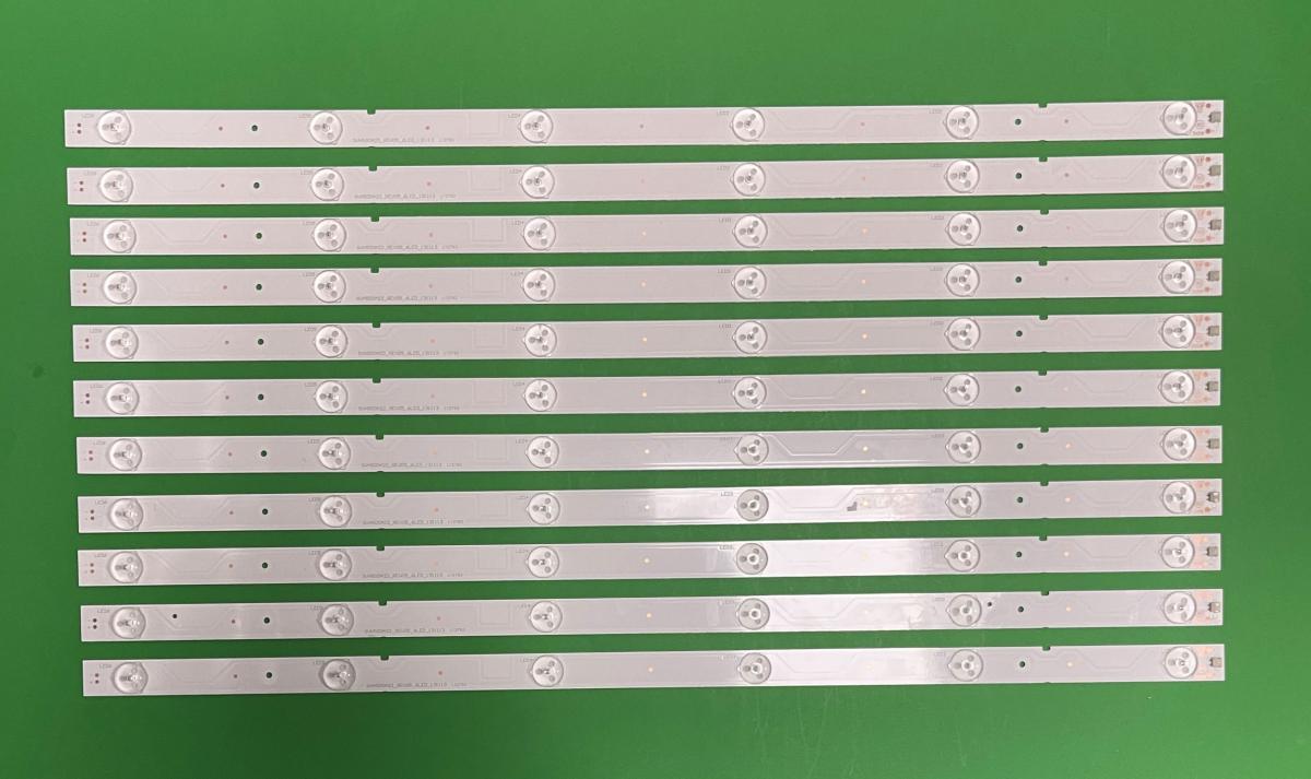 Led backlight strip for tv HISENSE 50" set 11pcs X SVH500A22_REV05_6LED_131113 , 6LED