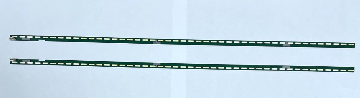 Led backlight strip for tv LG 49" set 2 pcs , 1pcs X 49" V15 ART3 FHD REV0.4 2 L-Type 6916L-2395A , 45LED ,  537MM  & 1pcs X 49" V15 ART3 FHD REV0.4 2 R-Type 6916L-2396A , 45LED ,  537MM