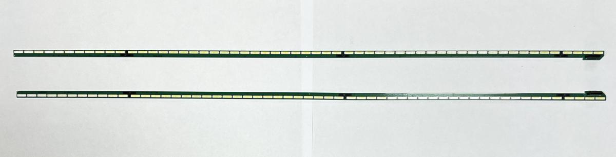 Led backlight strip for tv LG 49" set 2 pcs , 1pcs X 49" V15 SA UD REV0.2 2 L-Type 6916L-2086A, , 57LED , 537MM ,  & 1pcs X 49" V15 SA UD REV0.2 2 R-Type 6916-2087A , 57LED , 537MM , 3V ,