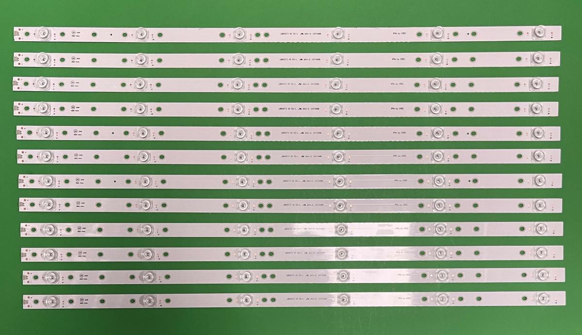 Led backlight strip for tv HISENSE 65" set 12pcs X JL.D65061330-003FS-M_V02 / JL.D65061330-365AS-M_V01 / JL.D65061330-365AS-M_V02 , LB65073 / HD650Y1U72-T0L6 ,