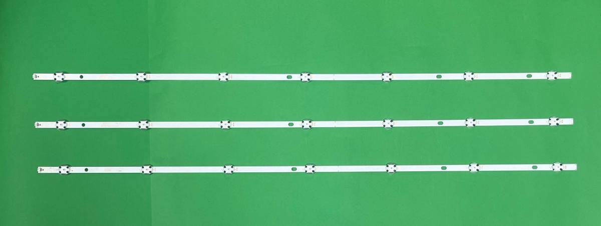 Led backlight strip for tv  SAMSUNG 43" set 3pcs X SVC430A39_Rev04_7LED_160913 , 7LED , 3V , 850MM ,