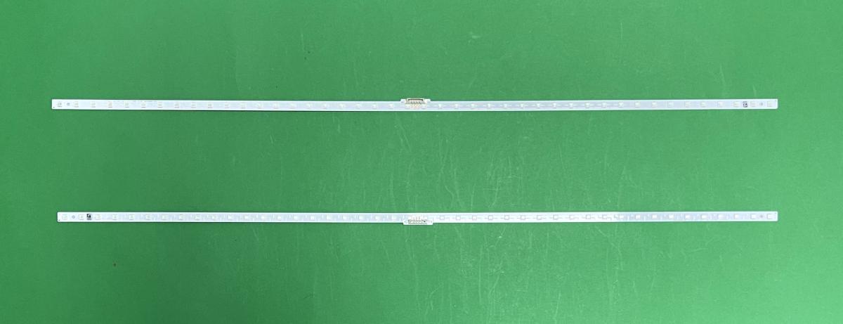 Led backlight strip for tv SAMSUNG 49"   set  2pcs X V9Q6-490SM0-R0 , V8N4-490SM0-R1 ,  BN96-48258A , 19Y_Q60_STC490A97_3030F ,  JL.E490K2330-408BS-R7P-M-HF , Blue Light ,  44LED , 530MM , 3V