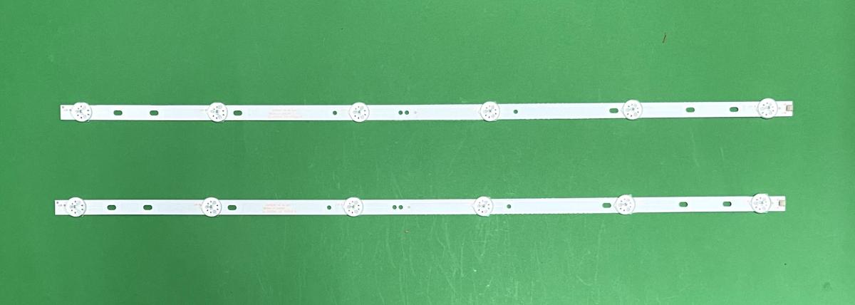 Led backlight strip for tv TCL 32" set 2pcs X JL.D32061330-083AS-M 6LED , 3V , 580MM