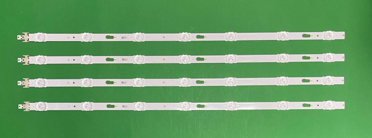 Led backlight strip for tv SAMSUNG 32"   set  4pcs X V5DF-320DC1-R2 , BN96-34782A  , LM41-00117P , S_55J63_32_FL_7 , 7LED , 627MM