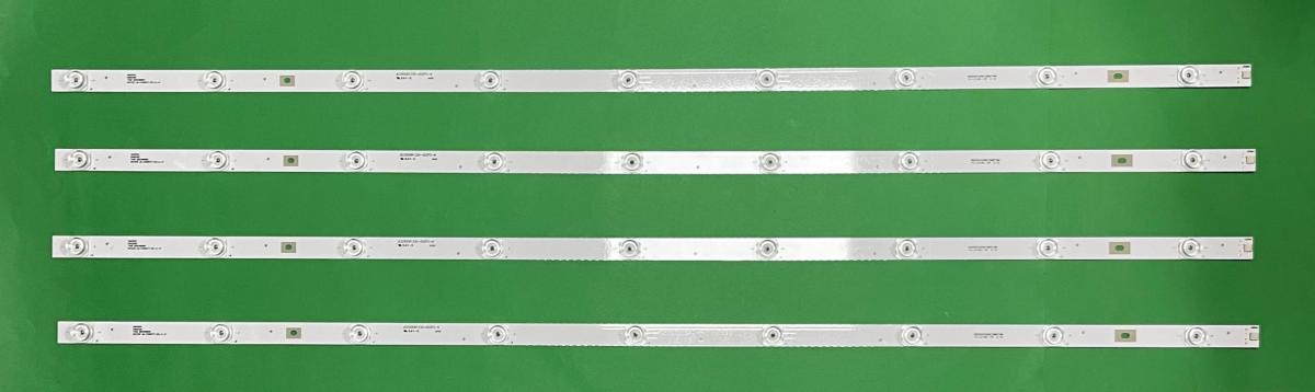 Led backlight strip for tv CHANGHONG / MANTA 50" set 4pcs X JL.D50091330-002FS-M / HRS_SQY50A114_4X9_2W_MMPCB 12mm_V2 94V-0 LB-C500U17-E2-A-JF , 9LED , 3V , 968MM
