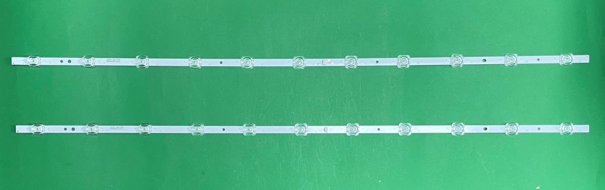 Led backlight strip for tv TCL 40" set 2pcs X 40HR330M11A0 V0 , 11LED , 6V , 770MM