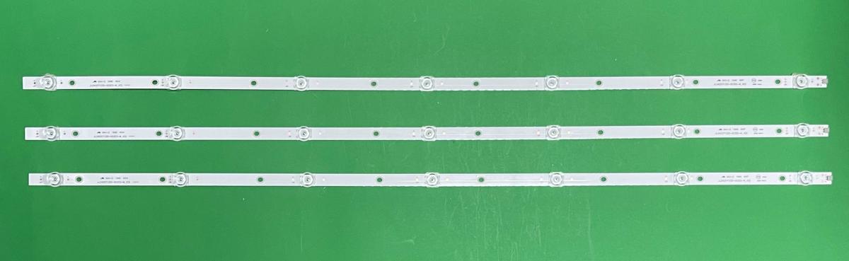Led backlight strip for tv HISENSE 43" set 3pcs X JL.D42571330-003DS-M_V02 , 7LED , 3V , 780MM