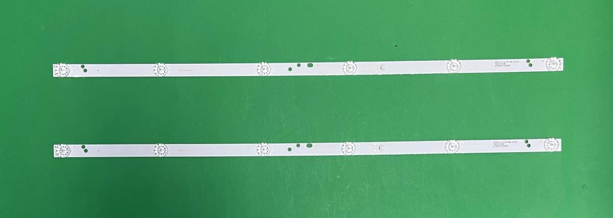 Led backlight strip for tv TCL / MANTA / SKYMASTER / KONKA 32" set 2pcs X ZX32ZC332M06A2 01 , JL.D32061330-114DS-M , CRH-K323030T020665R-Rev1.3 , 6LED , 3V , 588MM