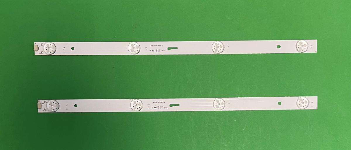 Led backlight strip for tv TCL 22" set 2pcs X JL.D21541330-004KS-M , 4C-LB220T-JF1C , CRH-AT223030020469NRev1.0 , JL.D21541330-140CS-M V01 , 4LED , 3V , 370MM ,