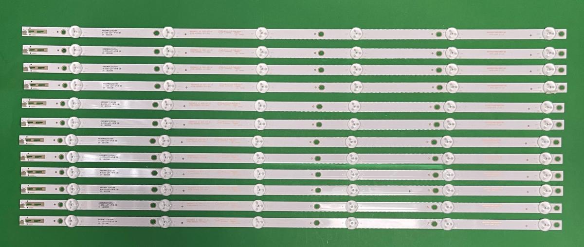 Led backlight strip for tv PHILIPS  65" set 12pcs X 4708-K65WDC-A1113N21 / 4708-K65WDC-A1113N11 , K650WDC2 A1 , 6LED , 667MM